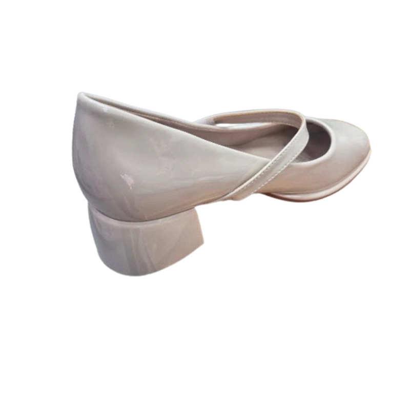 ZAPATO DE FIESTA MUJER BEIGE CHAROL - 2