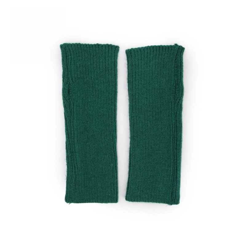 GUANTES MITONES LARGOS DE LANA - 1