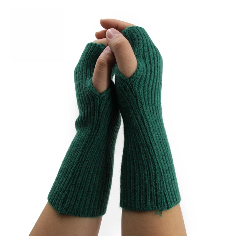 GUANTES MITONES LARGOS DE LANA - 2