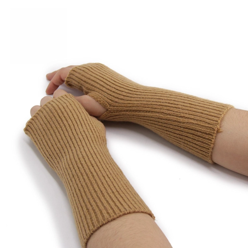 GUANTES MITONES LARGOS DE LANA - 2