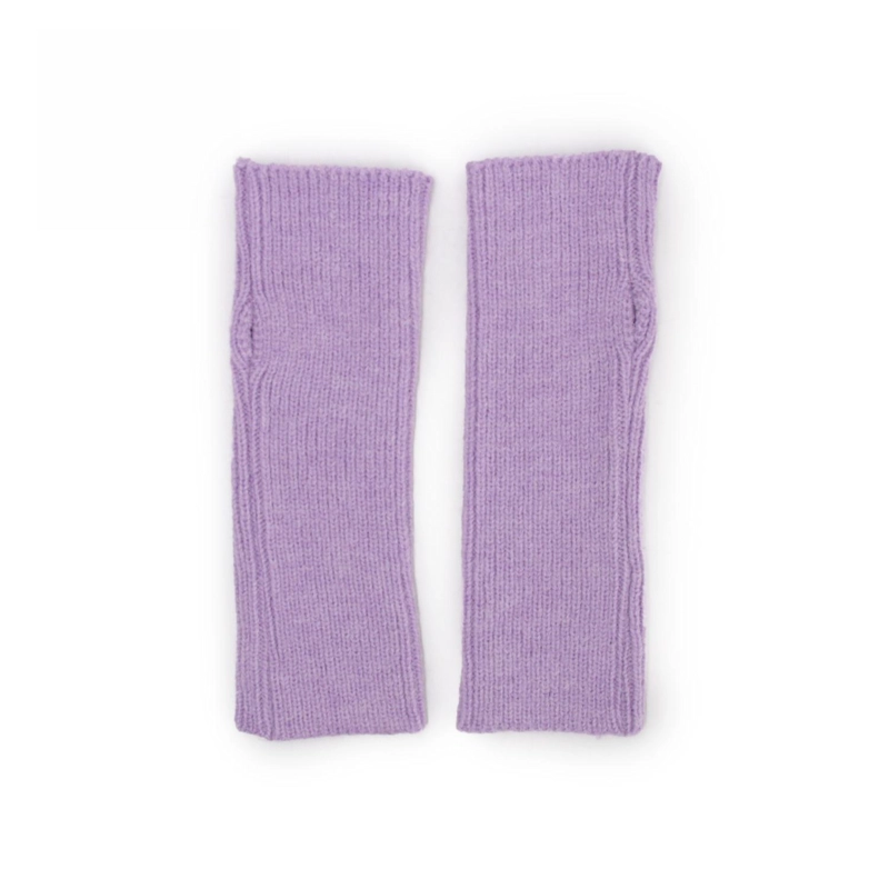 GUANTES MITONES LARGOS DE LANA - 1