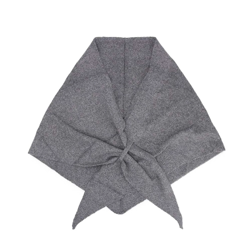 BUFANDA ECHARPE TRIANGULAR TIPO CHAL CRUZADO MUJER INVIERNO - 1