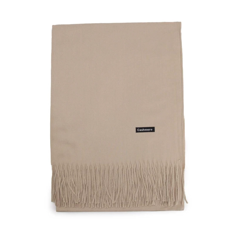 BUFANDA TIPO CASHMERE PELUDA MUJER CON FLECOS 230 G - 1