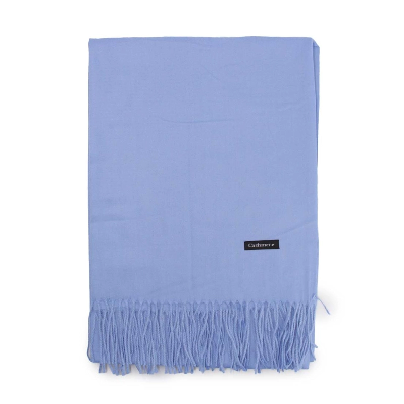 BUFANDA TIPO CASHMERE PELUDA MUJER CON FLECOS 230 G - 1