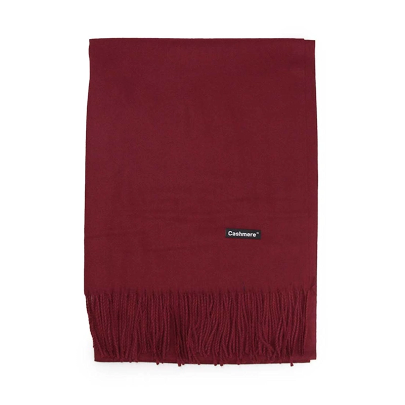 BUFANDA TIPO CASHMERE PELUDA MUJER CON FLECOS 230 G - 1