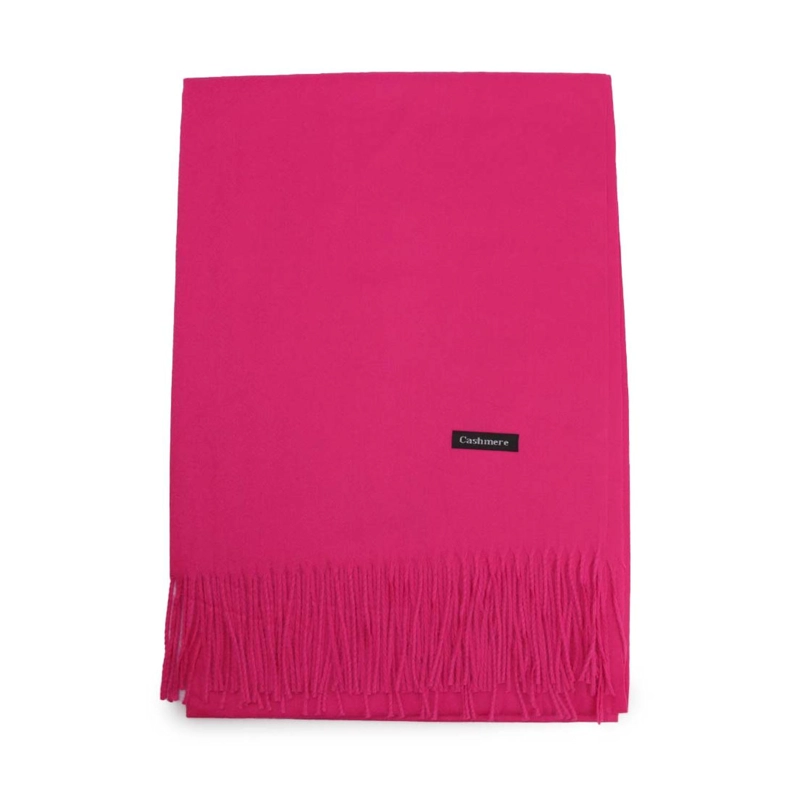 BUFANDA TIPO CASHMERE PELUDA MUJER CON FLECOS 230 G - 1