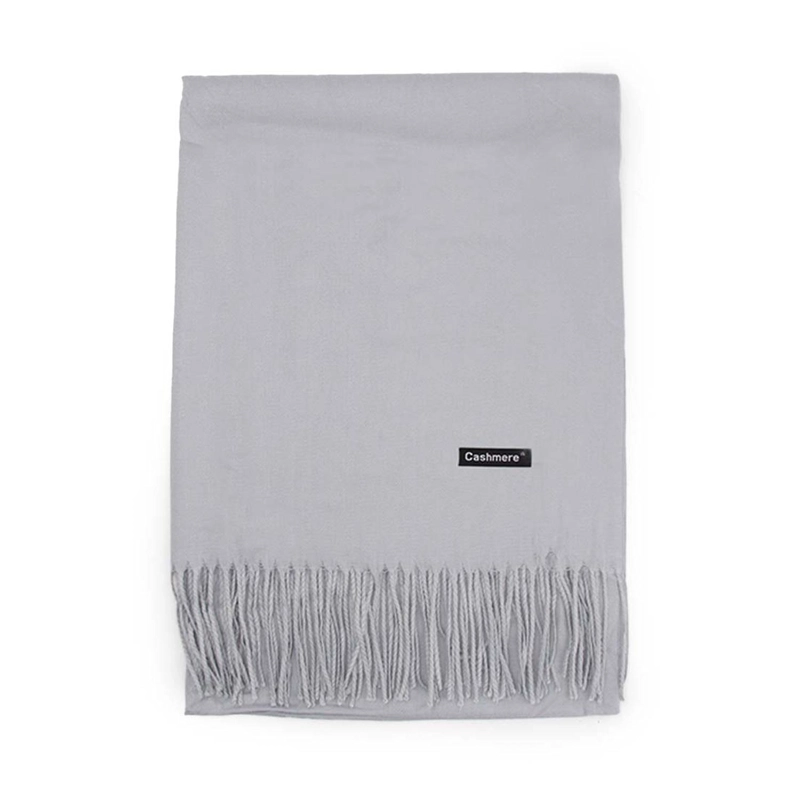 BUFANDA TIPO CASHMERE PELUDA MUJER CON FLECOS 230 G - 1