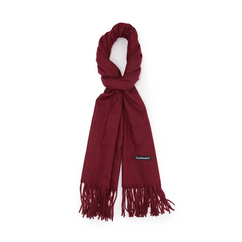 BUFANDA TIPO CASHMERE PELUDA MUJER CON FLECOS 230 G - 2
