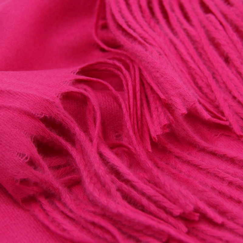 BUFANDA TIPO CASHMERE PELUDA MUJER CON FLECOS 230 G - 2