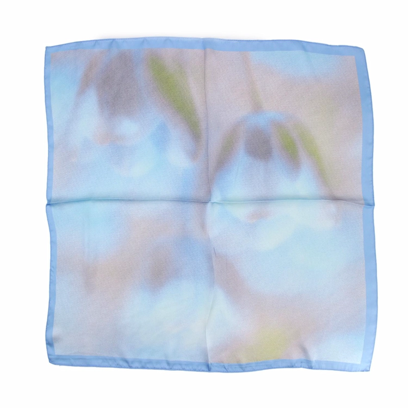 PAÑUELO TIPO SEDA 70X70 CM ESTAMPADO DISEÑO TIE DAY - 2
