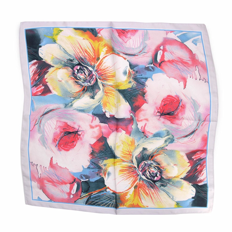 PAÑUELO TIPO SEDA 70X70 CM ESTAMPADO DISEÑO - 3