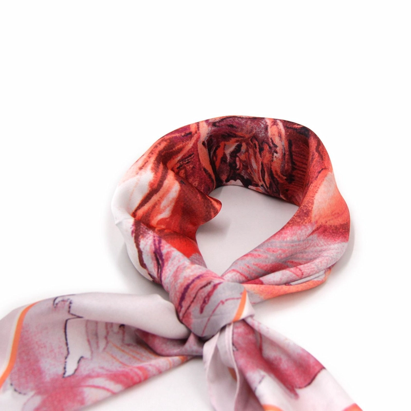 PAÑUELO TIPO SEDA 70X70 CM ESTAMPADO DISEÑO - 4