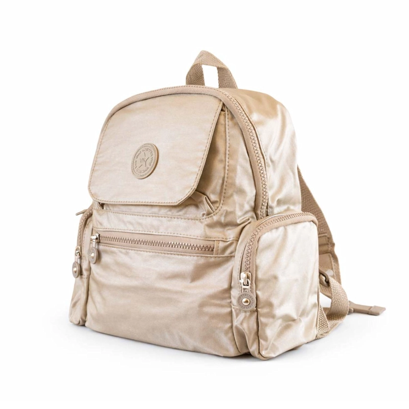 MOCHILA MUJER NYLON MEDIANA URBANA CON BOLSILLOS TAMAÑO TALLA UNICA - 3