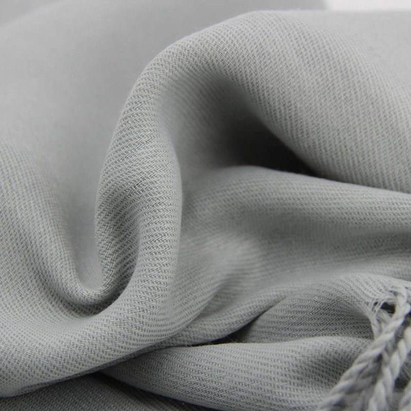 BUFANDA TIPO CASHMERE MUJER UNISEX EXTRA GRANDE CON FLECOS 200 G - 3