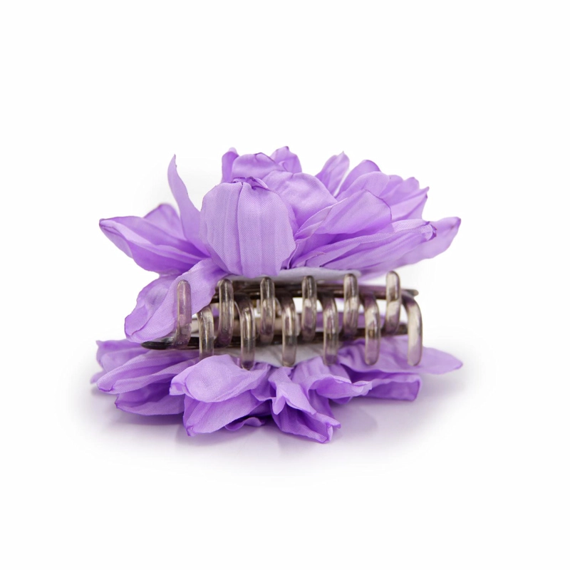 TRABA PARA EL PELO FLOR DE TELA 10 CM ACCESORIO MUJER - 2