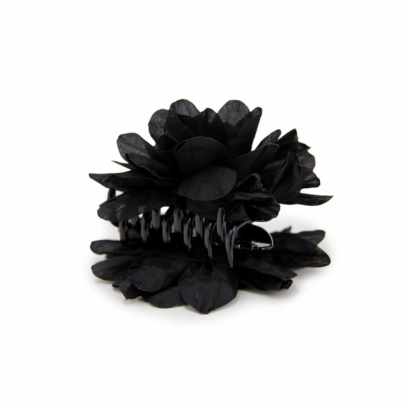 TRABA PARA EL PELO FLOR DE TELA 10 CM ACCESORIO MUJER - 2