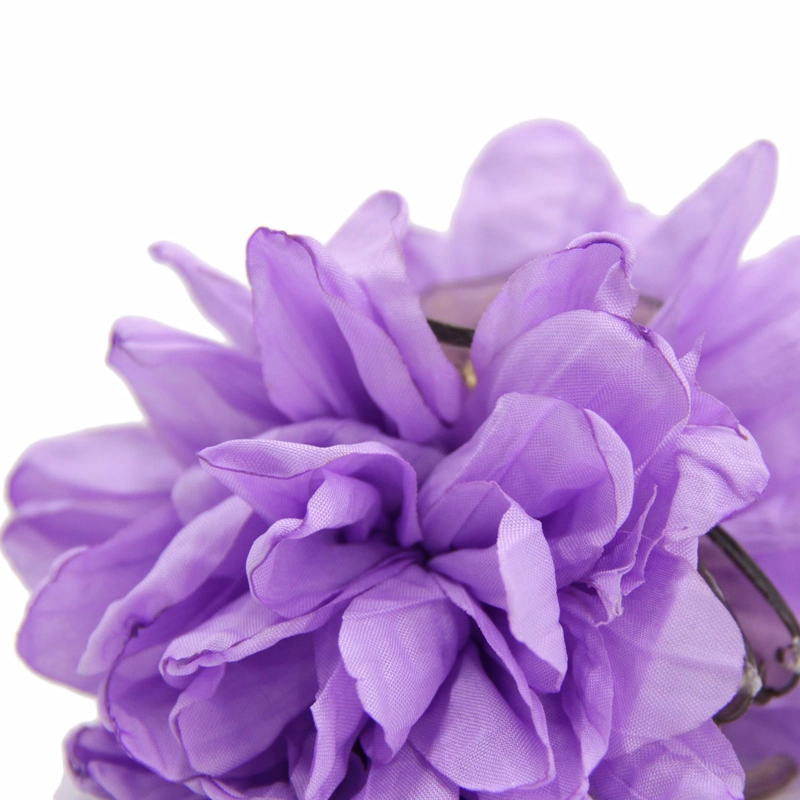 TRABA PARA EL PELO FLOR DE TELA 10 CM ACCESORIO MUJER - 3