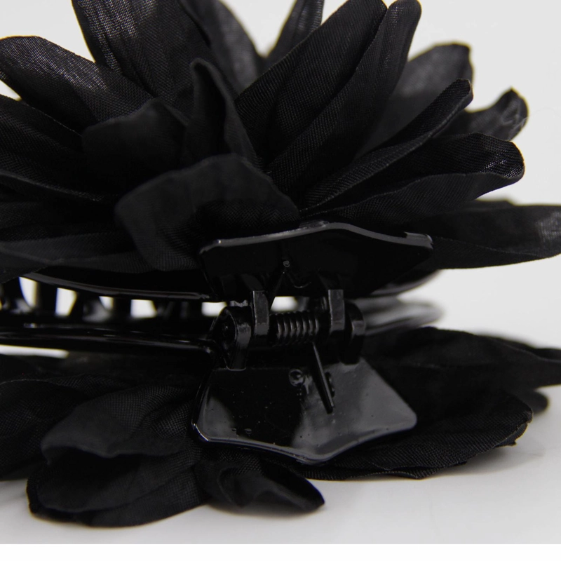 TRABA PARA EL PELO FLOR DE TELA 10 CM ACCESORIO MUJER - 3