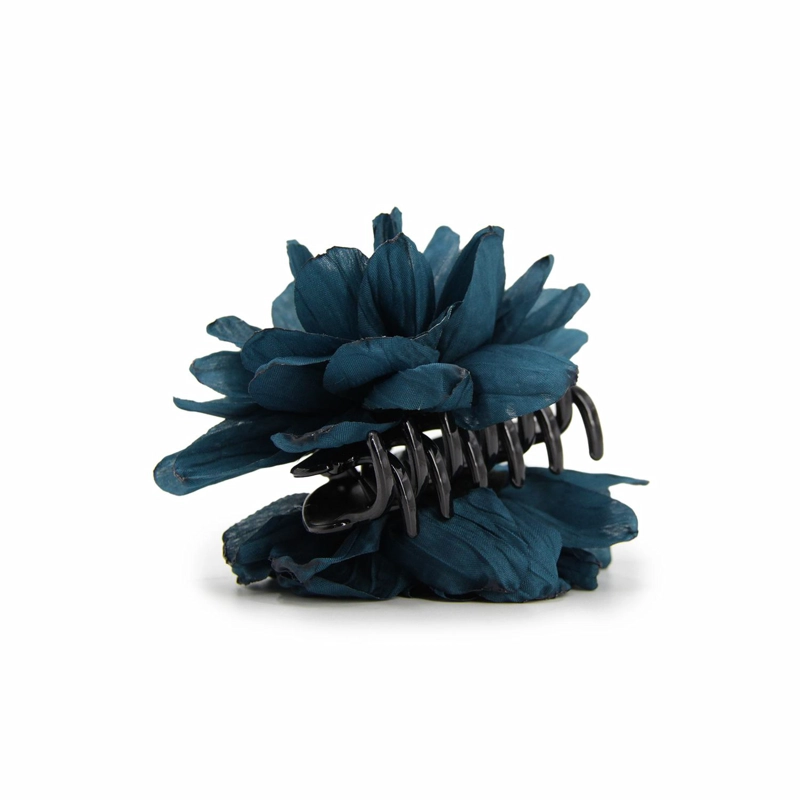 TRABA PARA EL PELO FLOR DE TELA 10 CM ACCESORIO MUJER - 4
