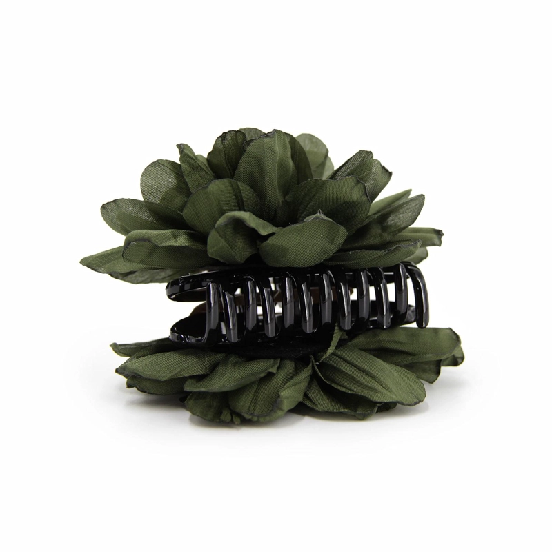 TRABA PARA EL PELO FLOR DE TELA 10 CM ACCESORIO MUJER - 4