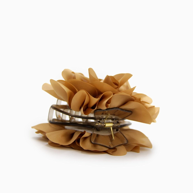 TRABA PARA EL PELO FLOR TIPO SEDA LISA 9 CM ACCESORIO - 2