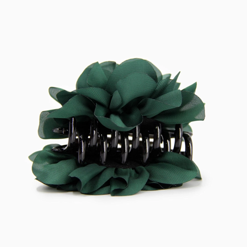 TRABA PARA EL PELO FLOR TIPO SEDA LISA 9 CM ACCESORIO - 2