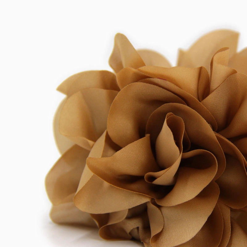 TRABA PARA EL PELO FLOR TIPO SEDA LISA 9 CM ACCESORIO - 3