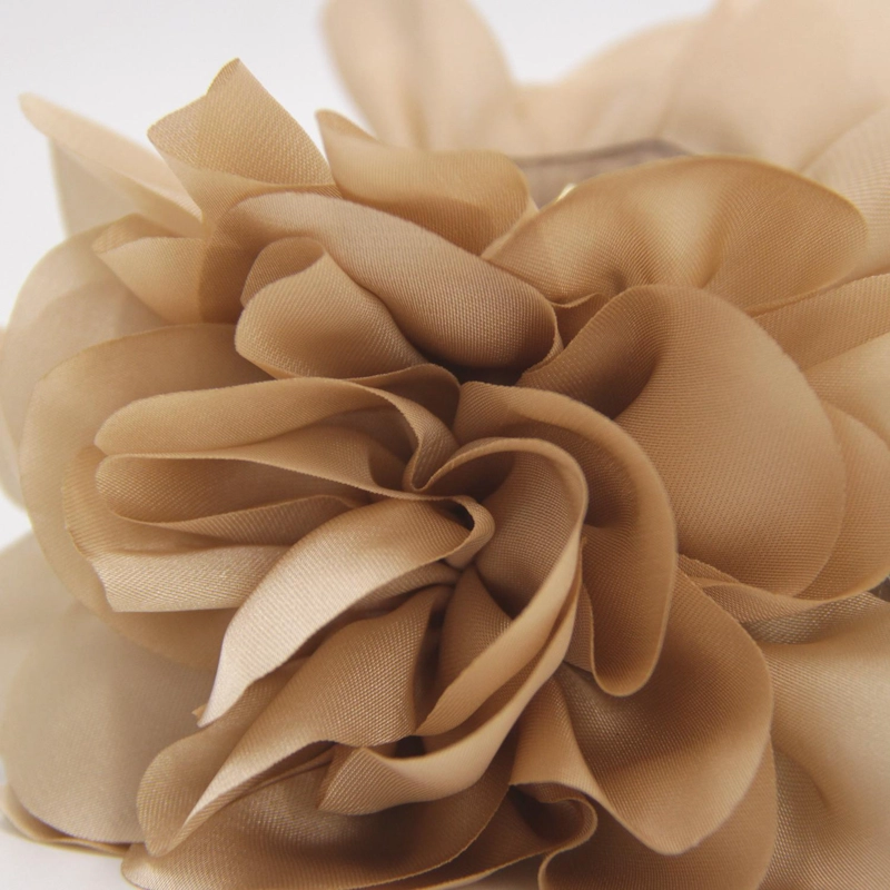 TRABA PARA EL PELO FLOR TIPO SEDA LISA 9 CM ACCESORIO - 3