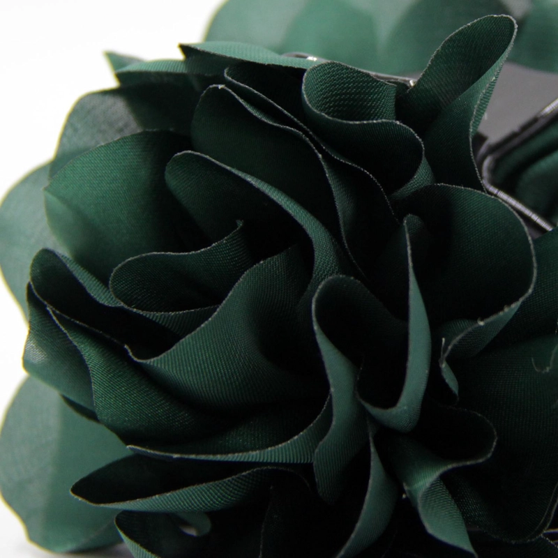 TRABA PARA EL PELO FLOR TIPO SEDA LISA 9 CM ACCESORIO - 3