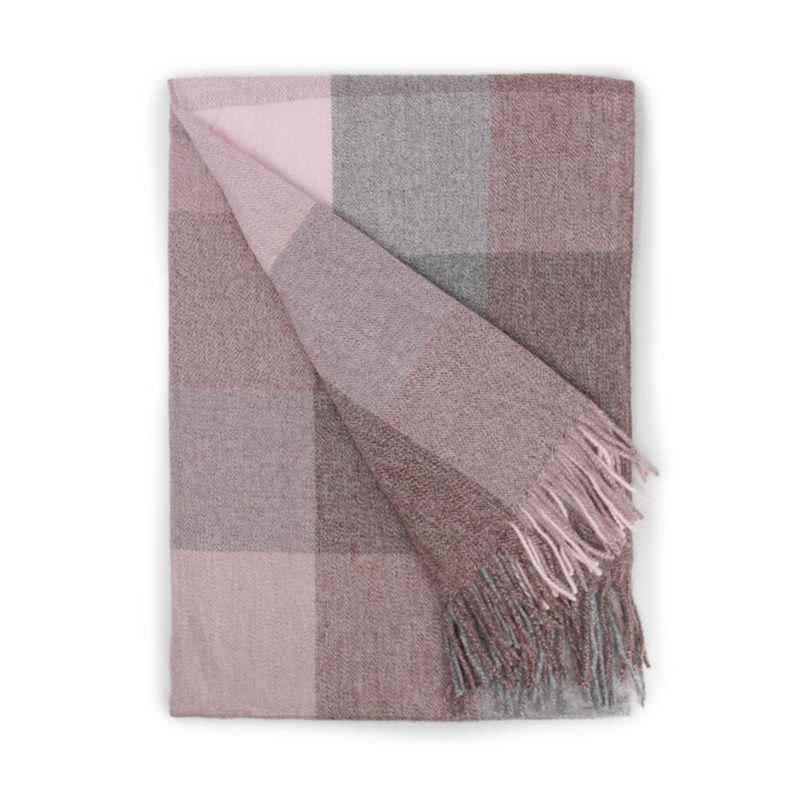 BUFANDA CASHMERE A CUADROS 230GR - 1
