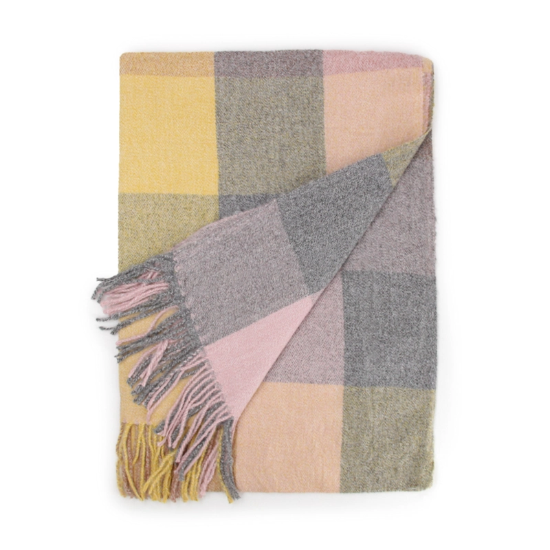 BUFANDA CASHMERE A CUADROS 230GR - 2