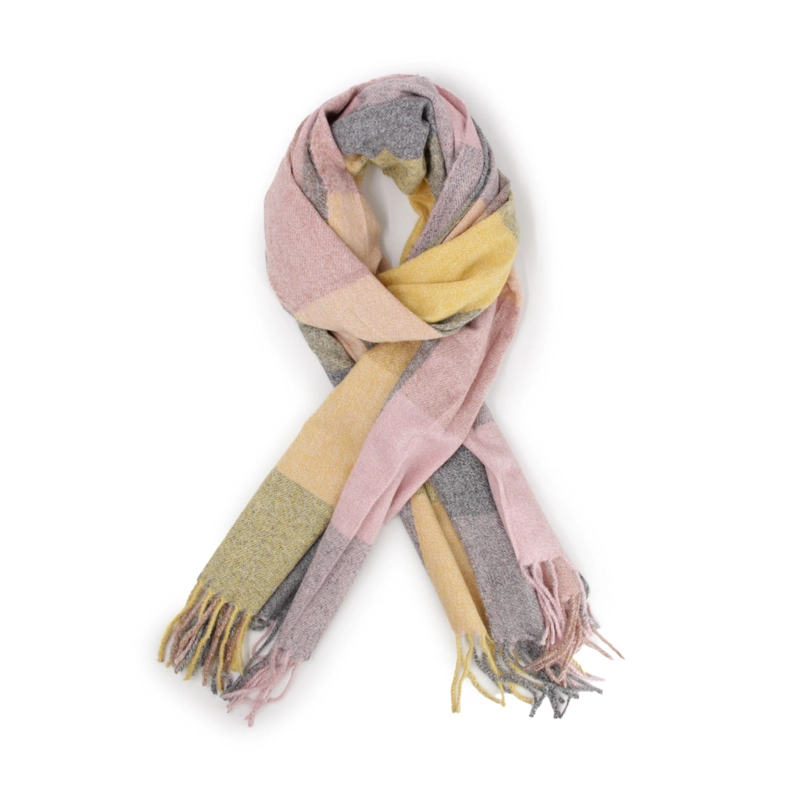 BUFANDA CASHMERE A CUADROS 230GR - 3