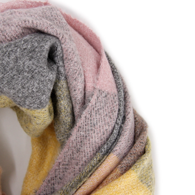 BUFANDA CASHMERE A CUADROS 230GR - 4