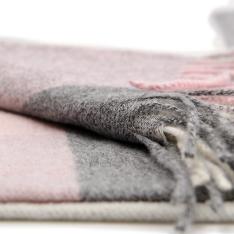 BUFANDA CASHMERE A CUADROS 230GR - 4