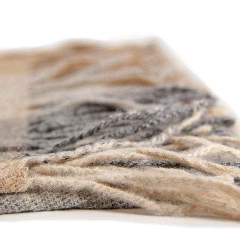 BUFANDA CASHMERE A CUADROS 230GR - 4