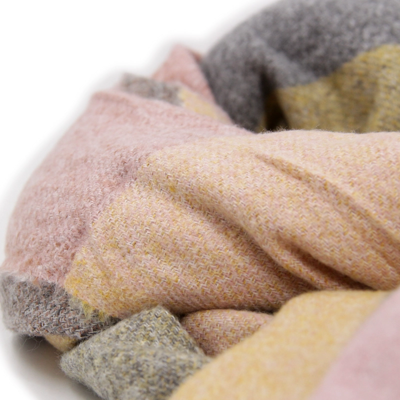 BUFANDA CASHMERE A CUADROS 230GR - 5