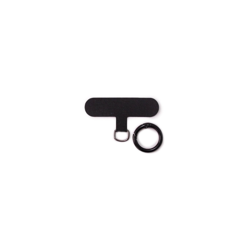 PACK 10 GANCHOS ADAPTADORES NEGRO PARA CORREA STRAP DE CELULAR - 3