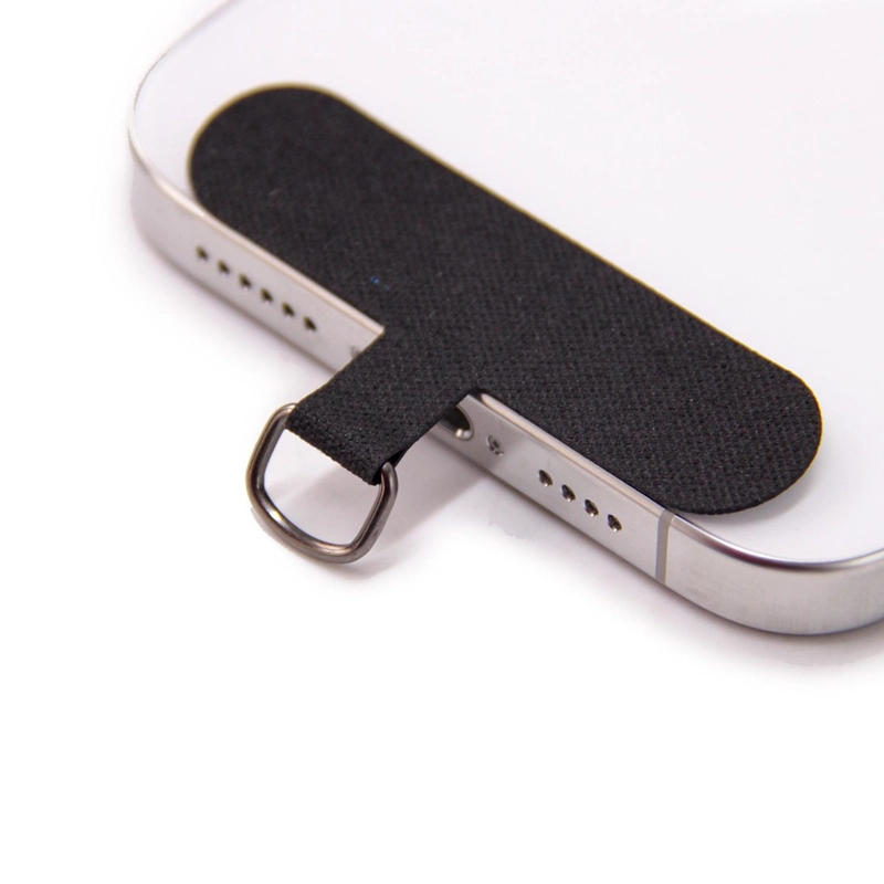 PACK 10 GANCHOS ADAPTADORES NEGRO PARA CORREA STRAP DE CELULAR - 5