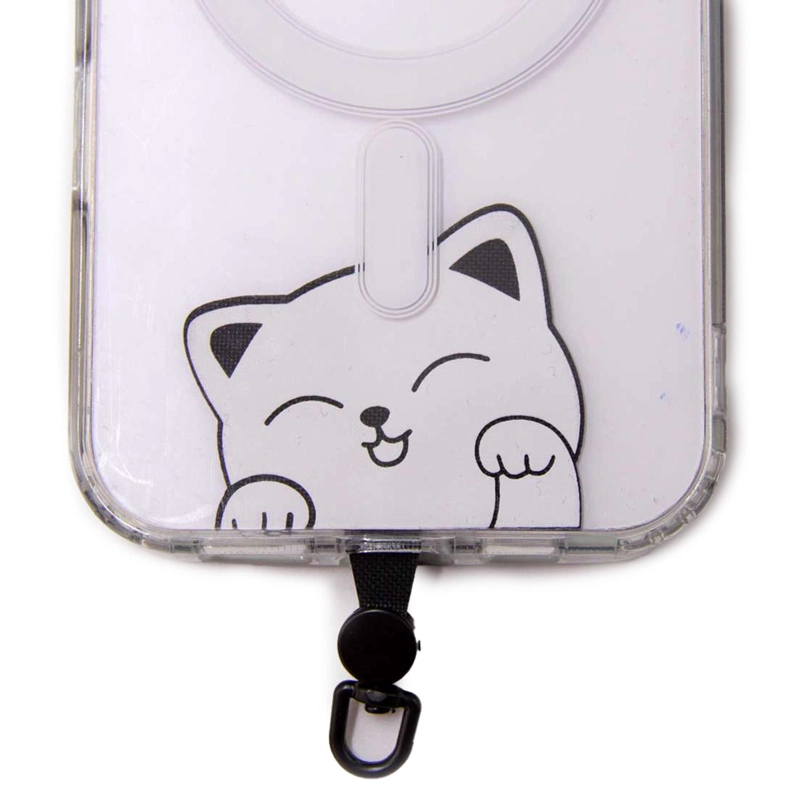 PACK 10 GANCHO ADAPTADORES PARA CORREA STRAP CELULAR ANIMALES CUTE - 6