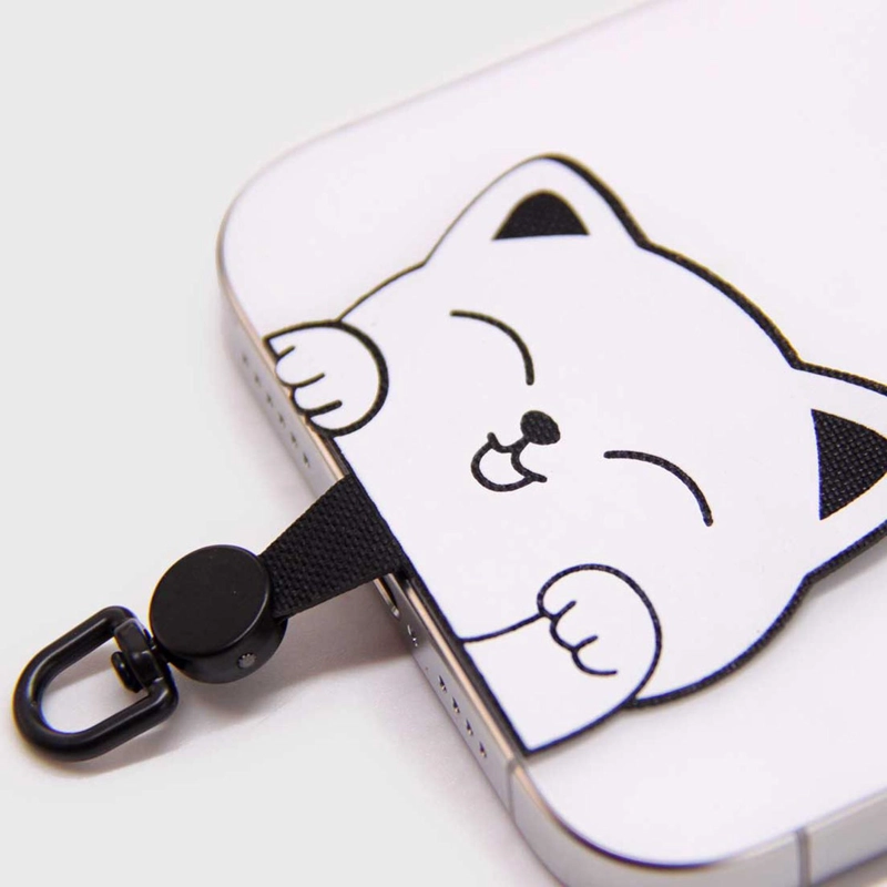 PACK 10 GANCHO ADAPTADORES PARA CORREA STRAP CELULAR ANIMALES CUTE - 8