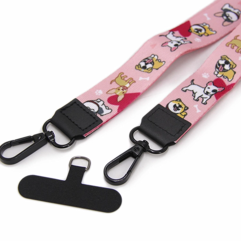 STRAP LANYARD PARA CELULAR- LLAVES - CREDENCIALES PRINT PERRITOS TAMAÑO TALLA UNICA - 3