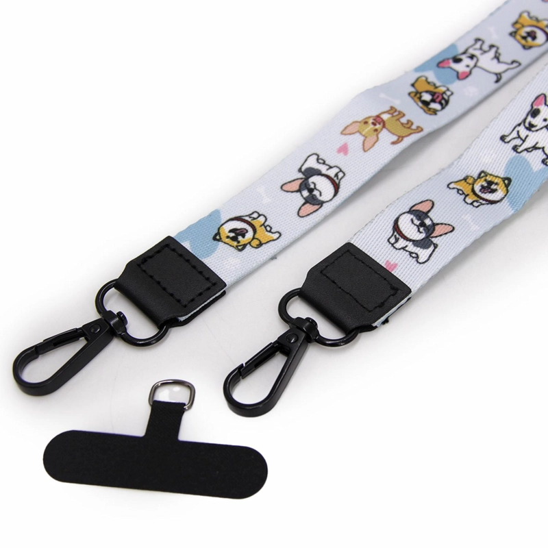 STRAP LANYARD PARA CELULAR- LLAVES - CREDENCIALES PRINT PERRITOS TAMAÑO TALLA UNICA - 3