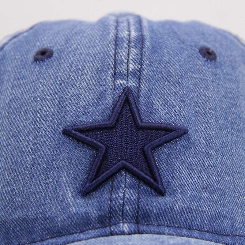 GORRA JOCKEY DENIM CON ESTRELLA PARA ADULTOS - 3