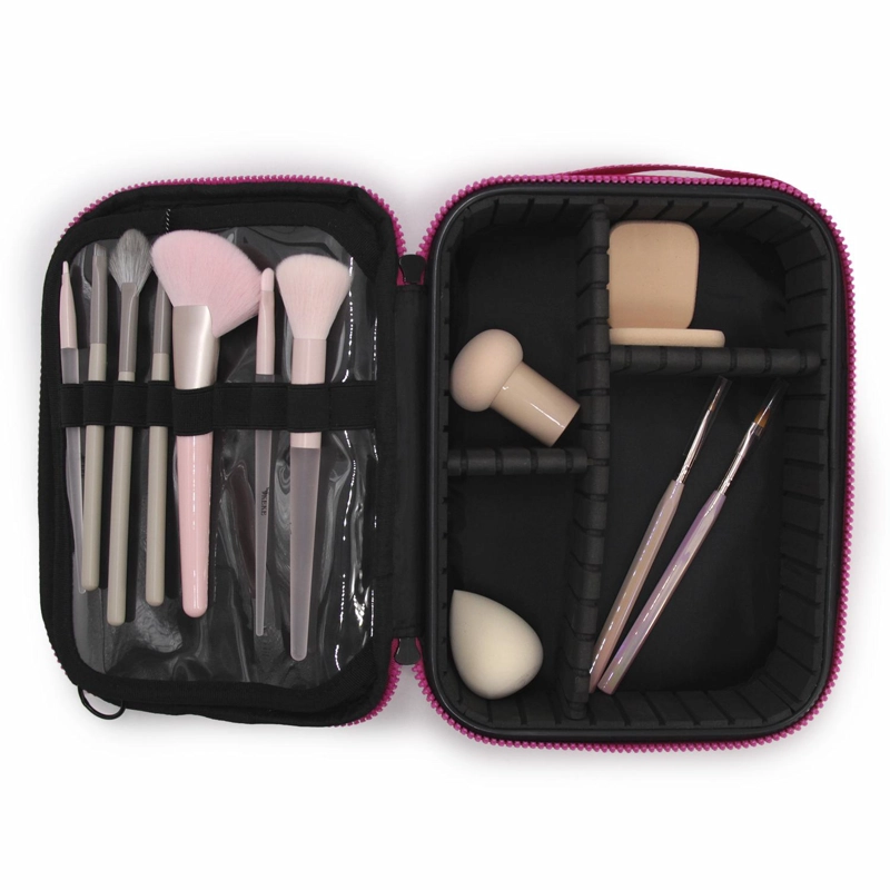 NECESER ORGANIZADOR COSMETIQUERO MULTI BOLSILLO IMPERMEABLE TAMAÑO TALLA UNICA - 5