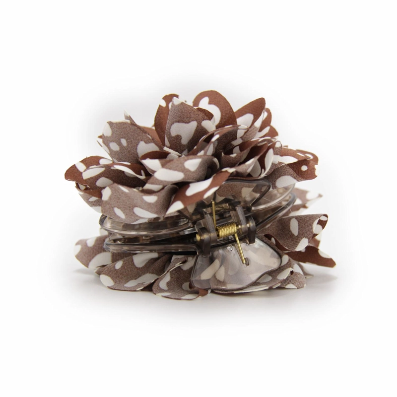 PINZA TRABA PARA EL CABELLO FLOR DE TELA LUNARES - 3