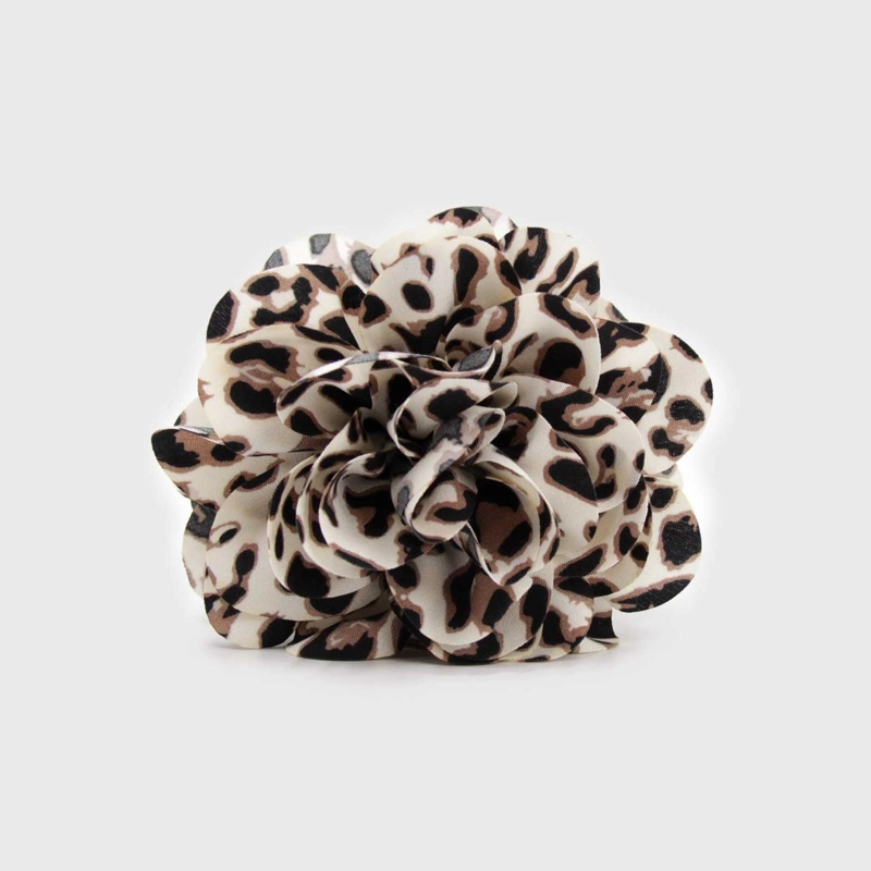 PINZA TRABA PARA EL CABELLO FLOR DE TELA PRINT 277 - 1