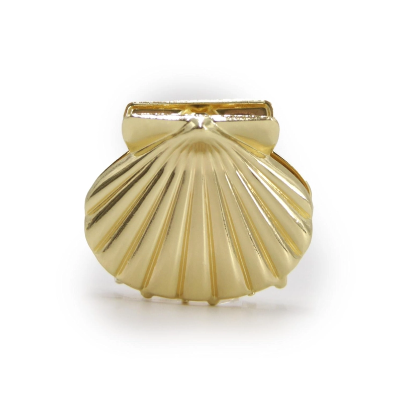 PINZA TRABA PARA CABELLO CARACOLA MARINA METALICA - 4