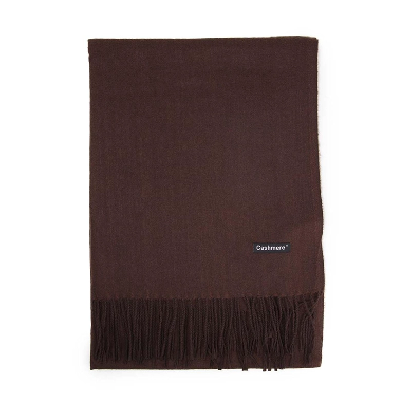 BUFANDA TIPO CASHMERE PELUDA MUJER CON FLECOS 220 G - 1