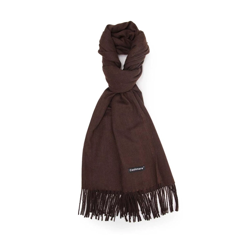 BUFANDA TIPO CASHMERE PELUDA MUJER CON FLECOS 220 G - 2