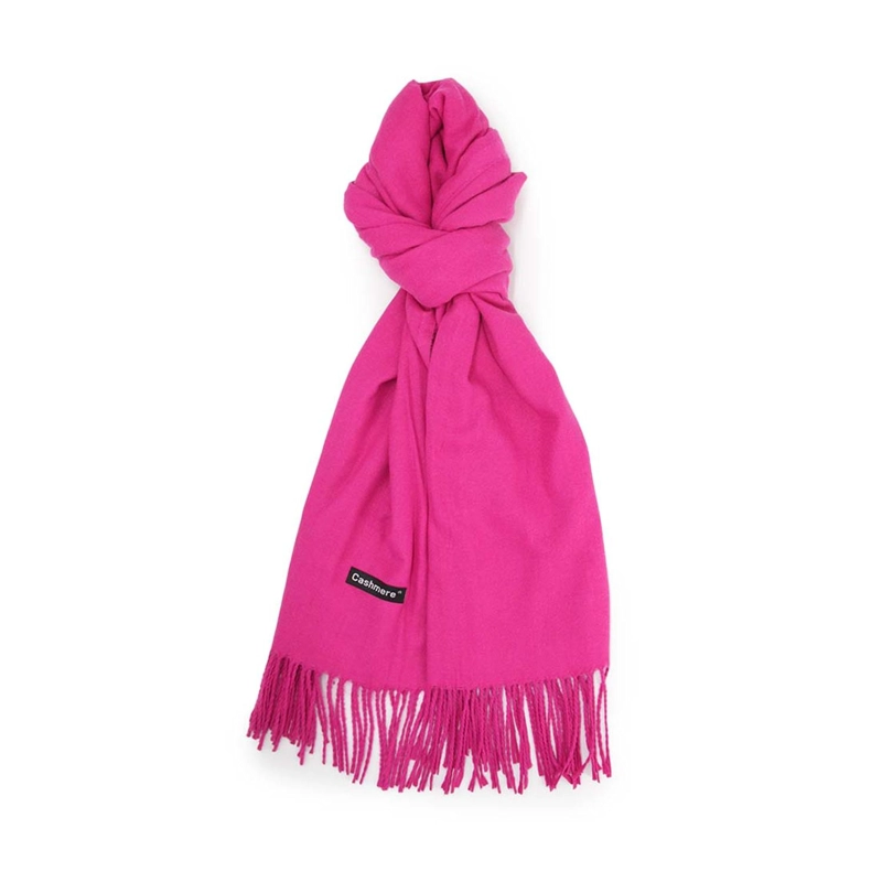 BUFANDA TIPO CASHMERE PELUDA MUJER CON FLECOS 220 G - 2